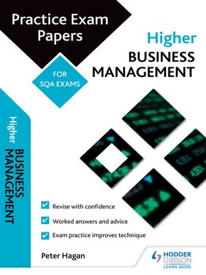 cover image of Higher Business Management